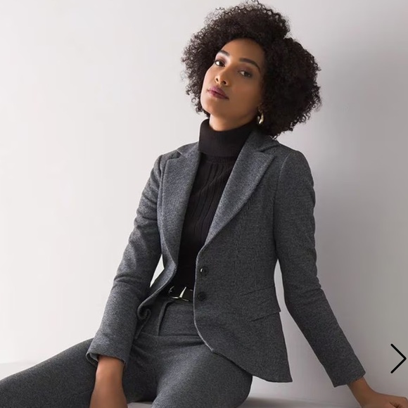 WHBM Mini houndstooth signature blazer Size 4 - Picture 3 of 14